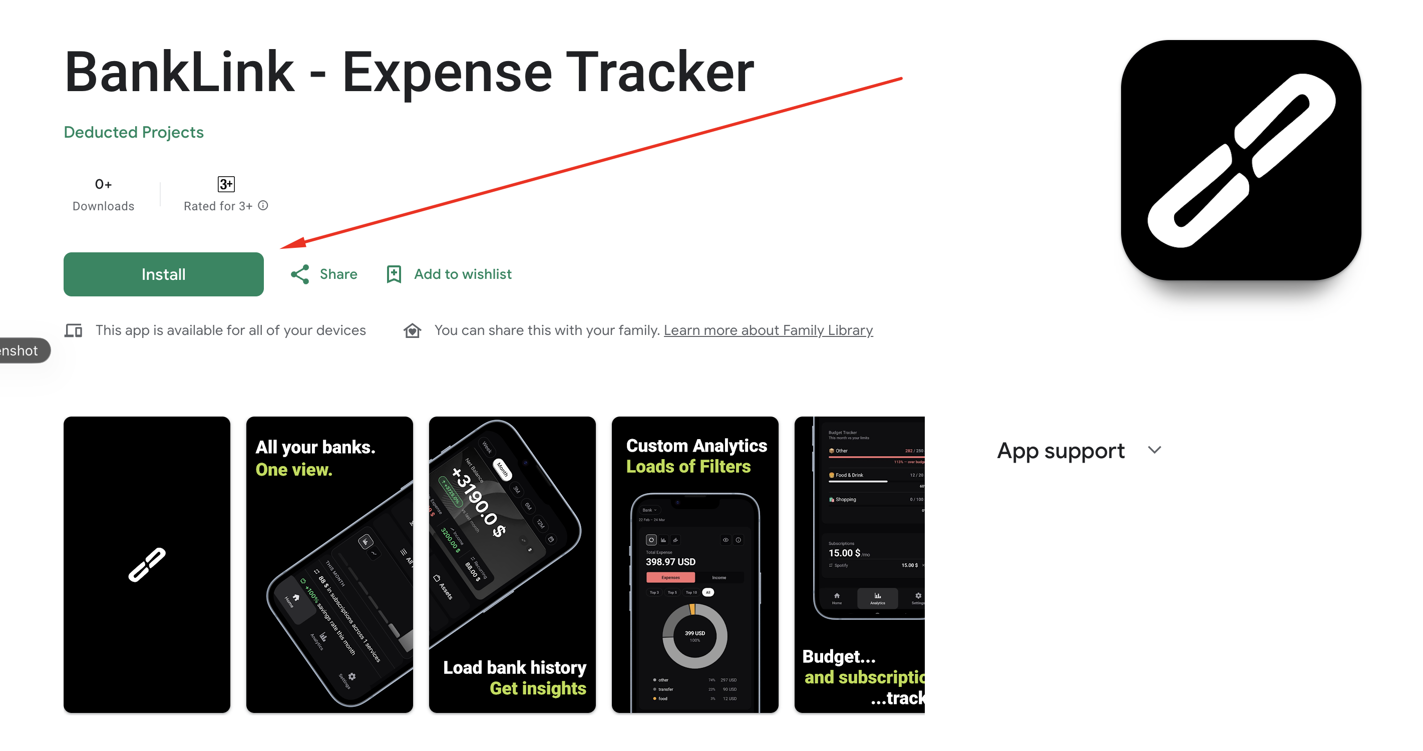 Install the app from Google Play